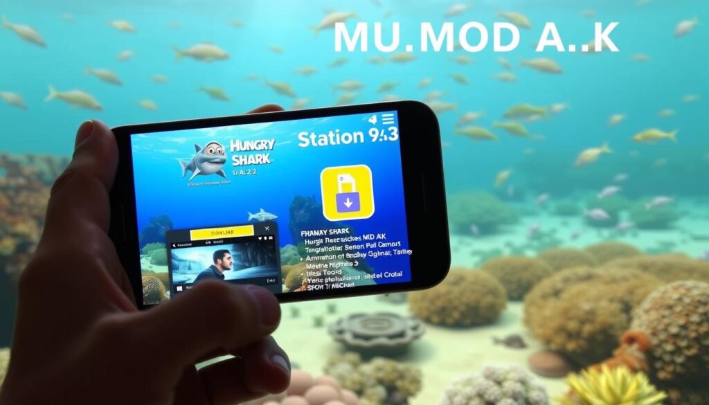 install hungry shark mod apk